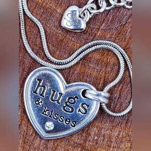 Silver Heart Pendant Necklace